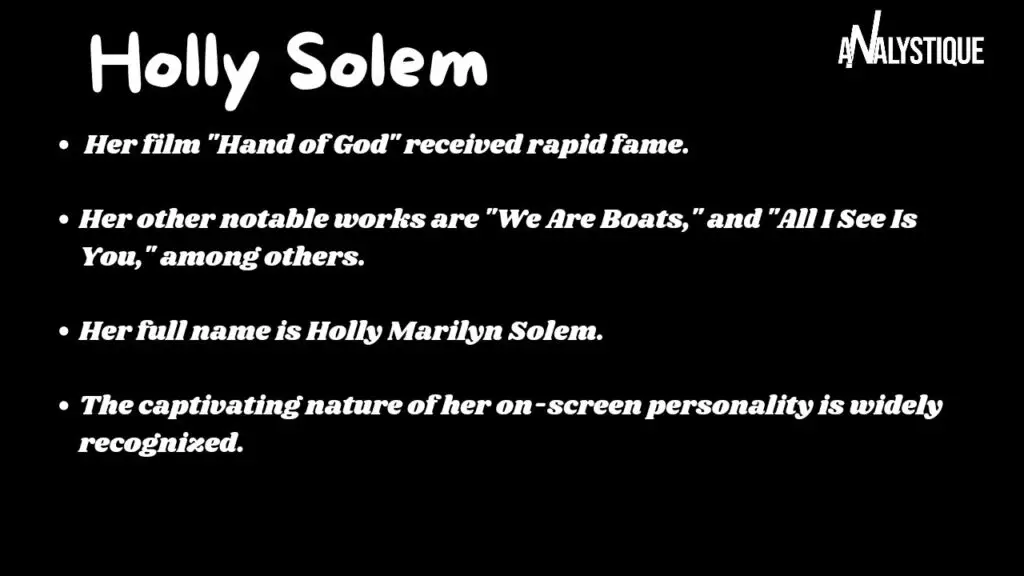 Holly Solem biography