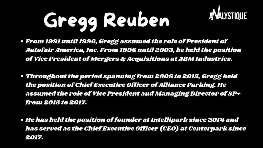 Gregg Reuben biography